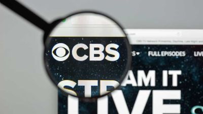 A closeup of the CBS News website