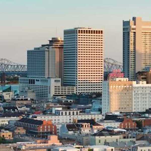 A view of a city skyline