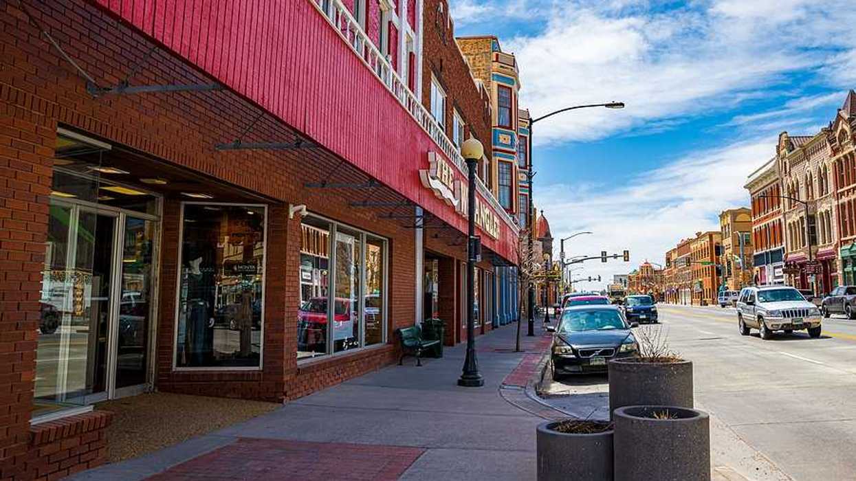A view of downtown Cheyenne Wyoming