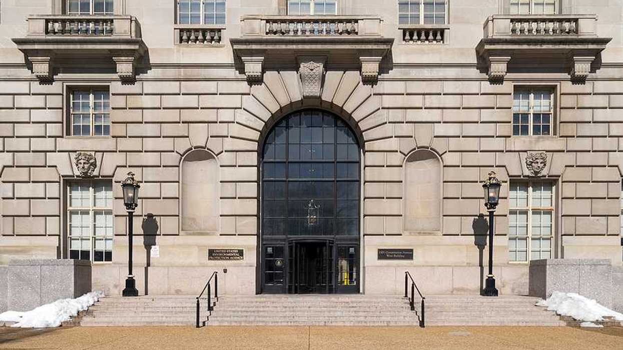 A view of the facade of the Environmental Protection Agency
