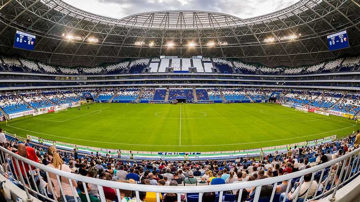 A World Cup soccer stadium