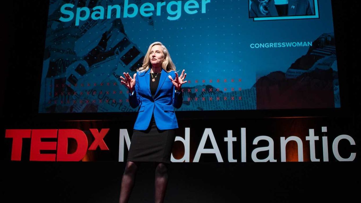 Abigail Spansberger speaking at TEDx MidAtlantic