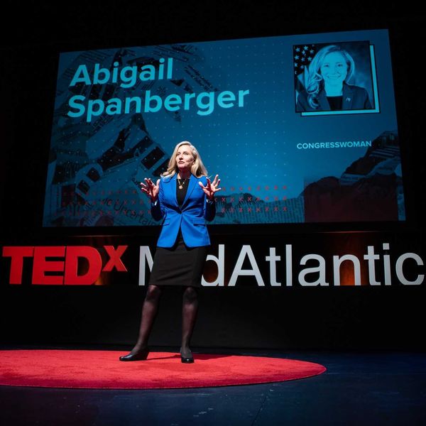Abigail Spansberger speaking at TEDx MidAtlantic