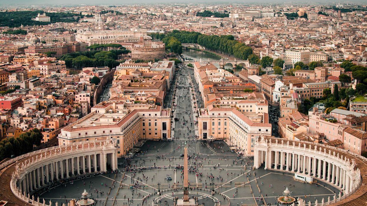 aerial photography of Vatican City