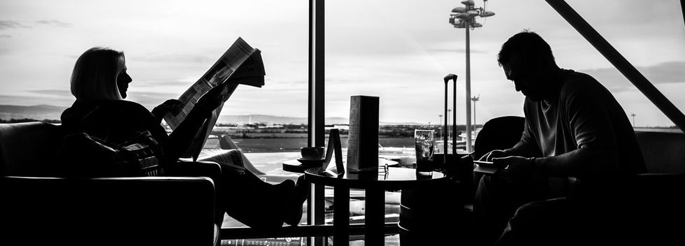 Airport travelers