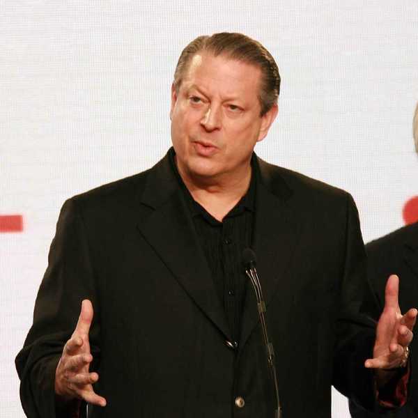 Al Gore and Kevin Wall at a press conference to Announce the Global Climate Crisis Campaign Concert "Save Our Selves". California Science Center, Los Angeles, CA. 01-15-07