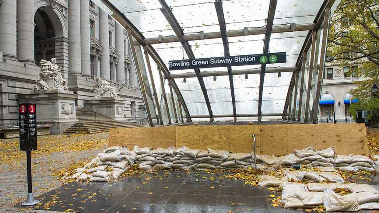 All subway system in New York closed as a result of of Hurricane Sandy on October 29 2012