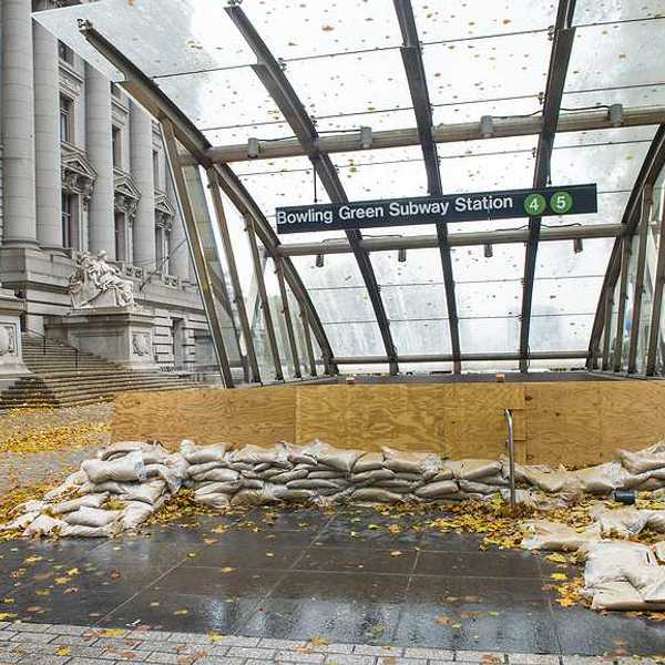 All subway system in New York closed as a result of of Hurricane Sandy on October 29 2012