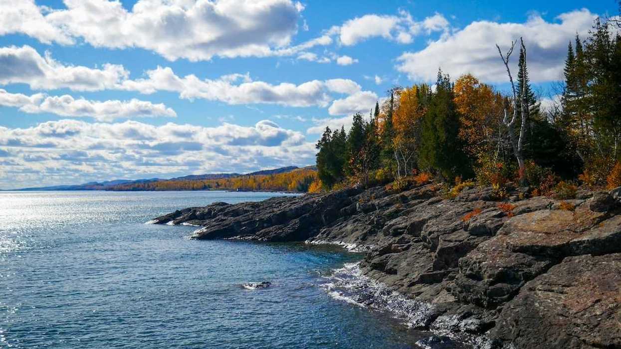 Autumn along the Lake Superior shoreline