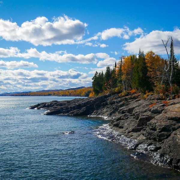 Autumn along the Lake Superior shoreline