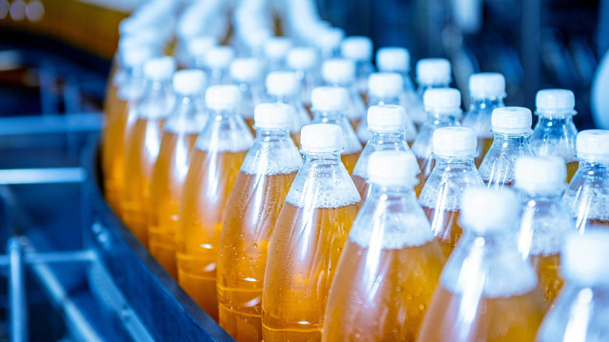 Beverages in plastic packaging