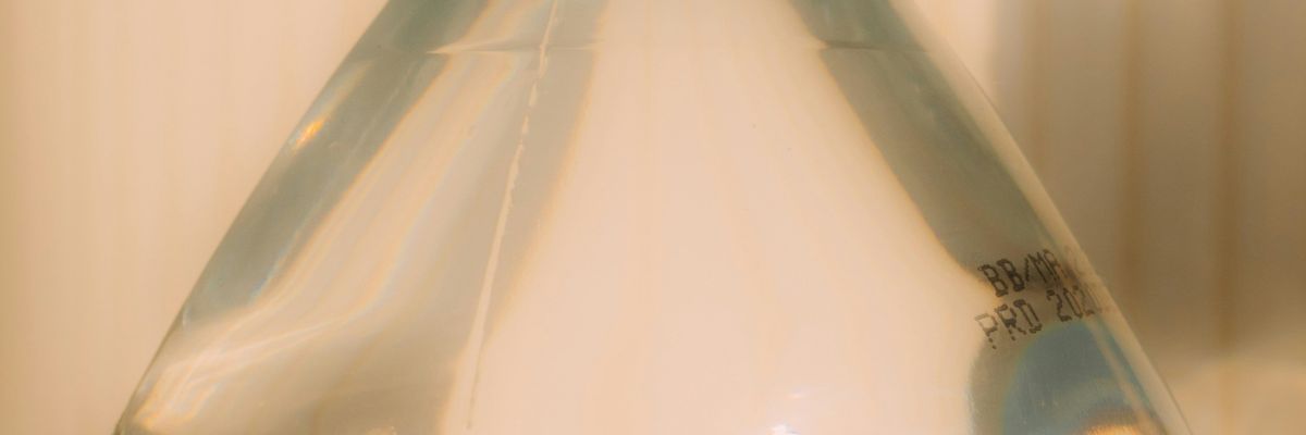 blue and white plastic bottle