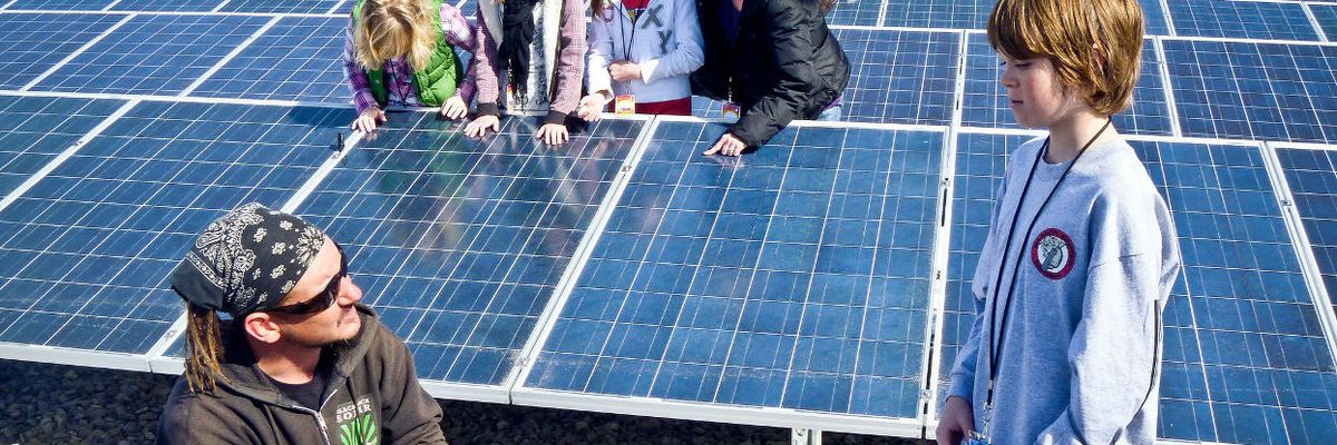 Children solar panels