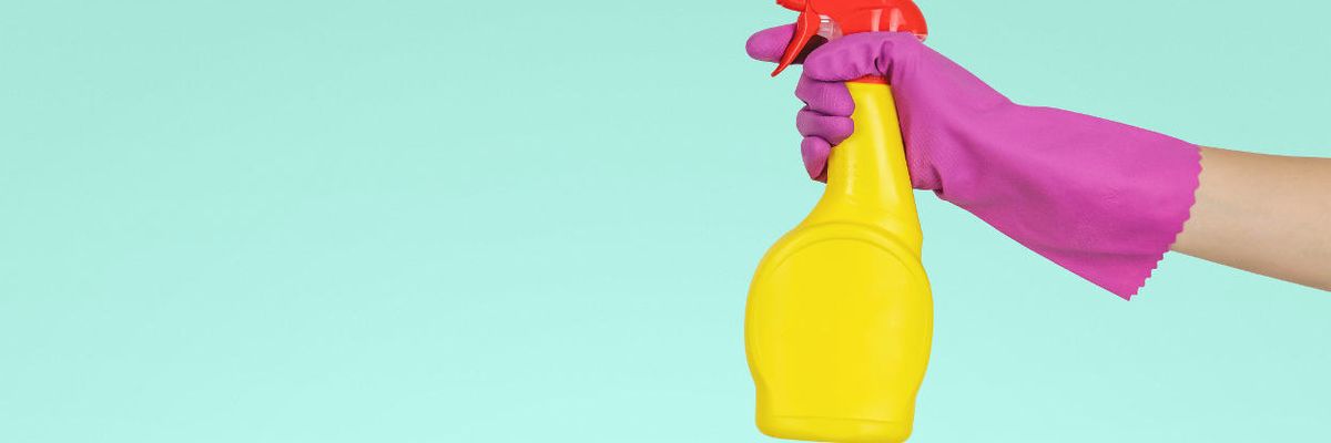 cleaning product shopping