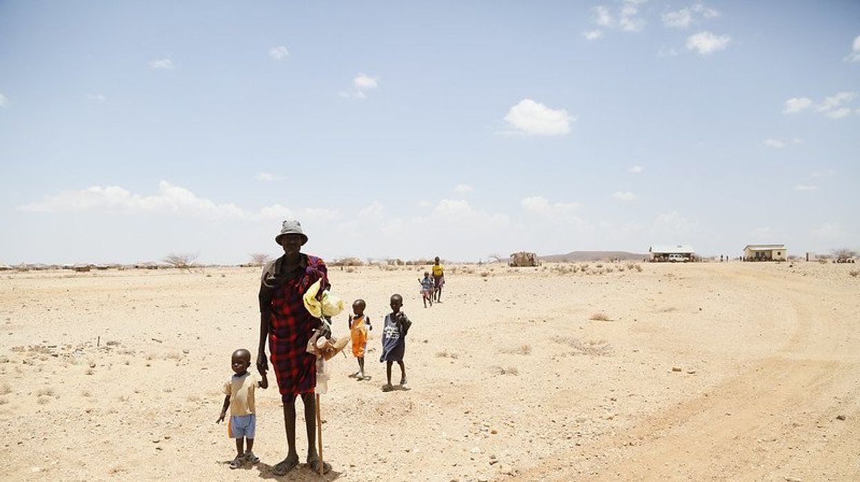 Climate change influenced East African drought