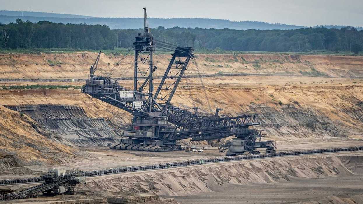 Coal mining operation adjacent to Hambach forest, Germany