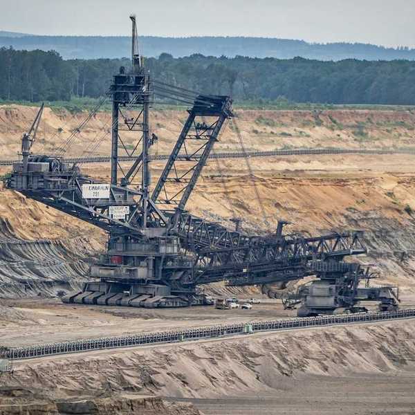 Coal mining operation adjacent to Hambach forest, Germany