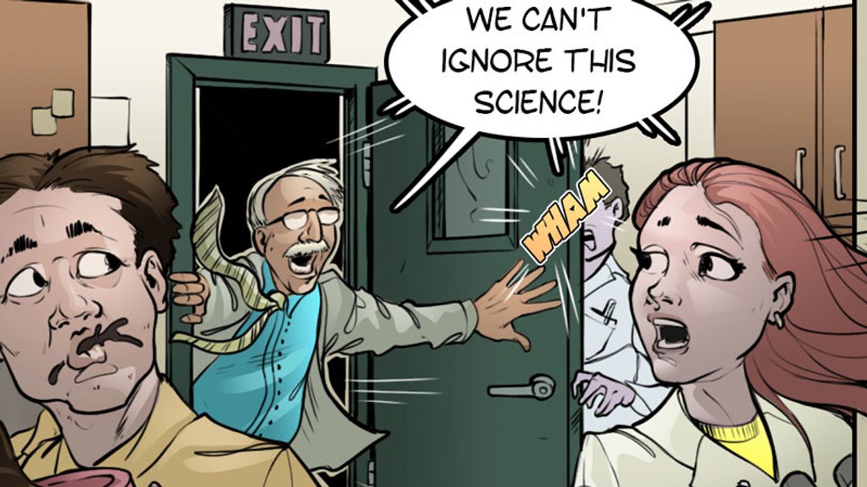 comic warning about ignoring science