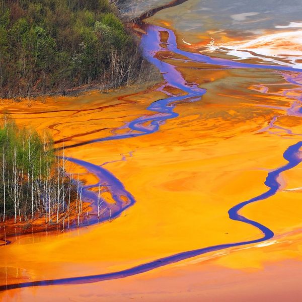 Copper mine water pollution