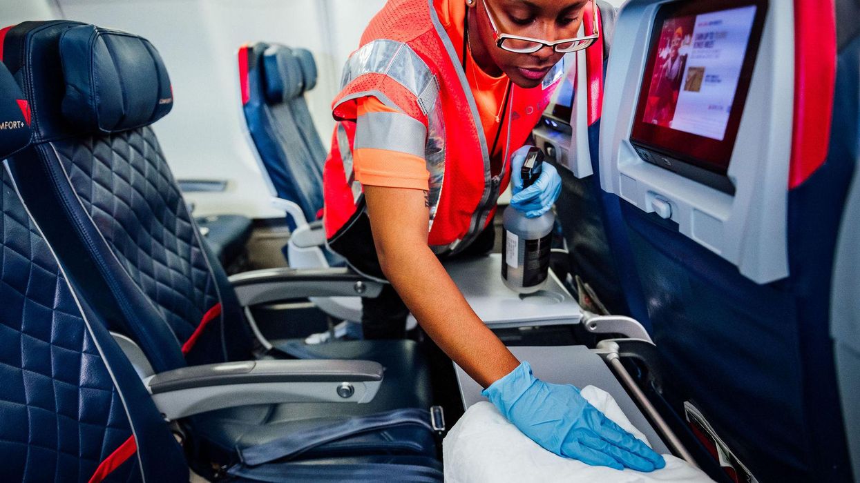 COVID-19 airplane disinfect