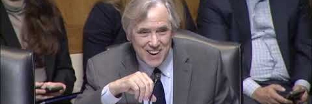 Sen. Merkley questions Lee Zeldin about plastic pollution in EPA confirmation hearing