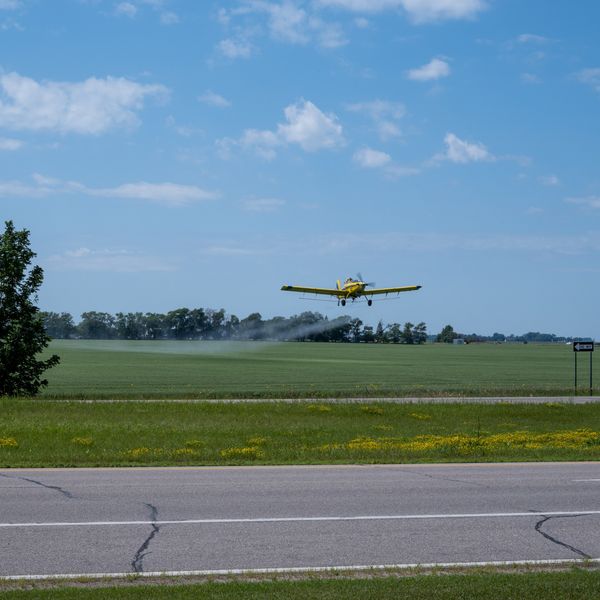 crop duster pesticides