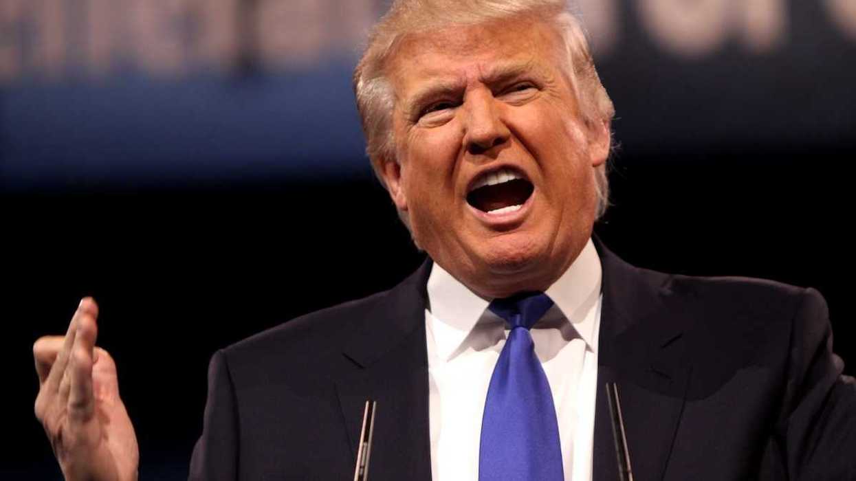 Donald Trump speaking at the 2013 Conservative Political Action Conference (CPAC) in National Harbor, Maryland.
