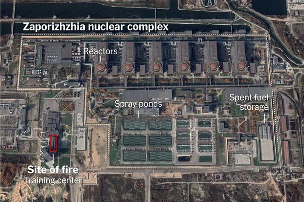 Drone strikes on Ukraine nuclear plant