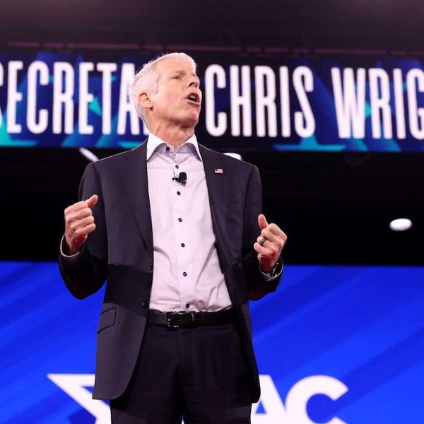 Energy Secretary Chris Wright speaking at CPAC