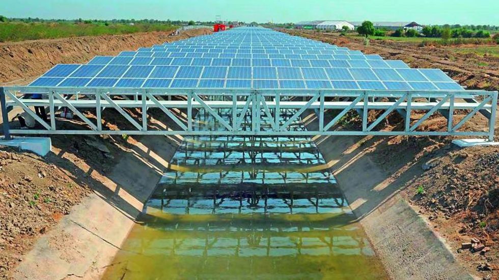 Rajahmundry: New canal-top solar power project in South India