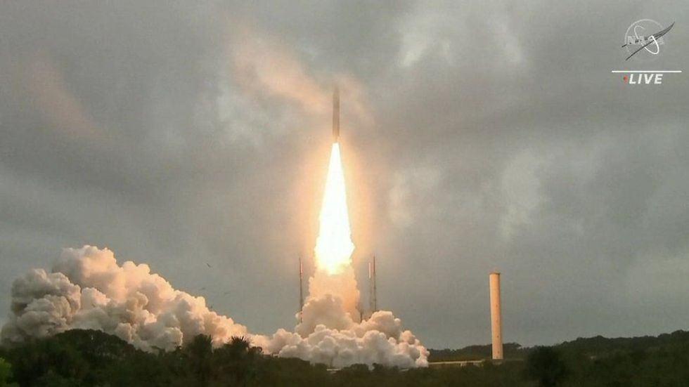 James Webb Space Telescope lifts off on historic mission