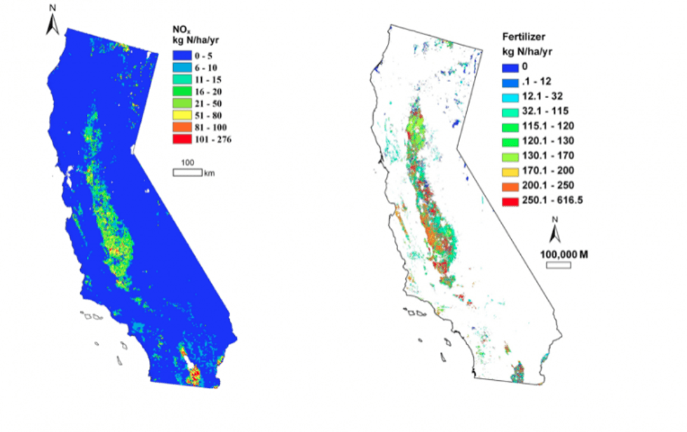 Fertilizer is fouling the air in California: Study