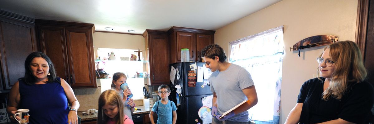 Fracking pollution in families