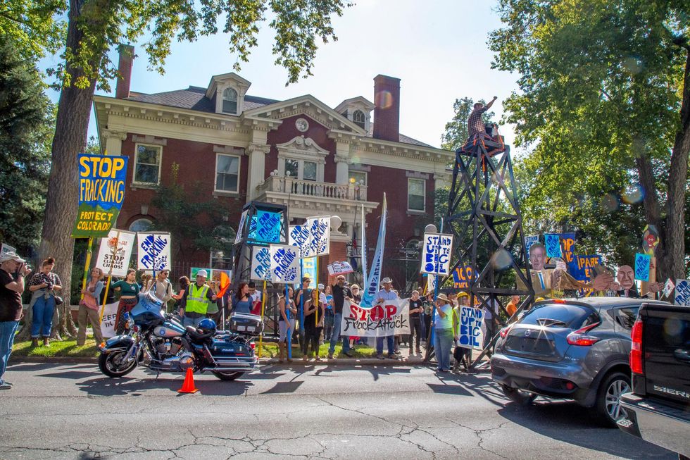 fracking protest