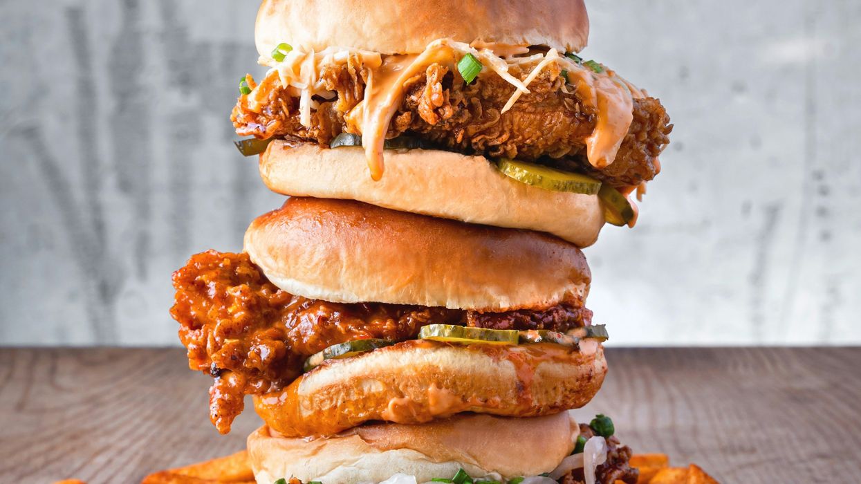 Fried chicken sandwiches
