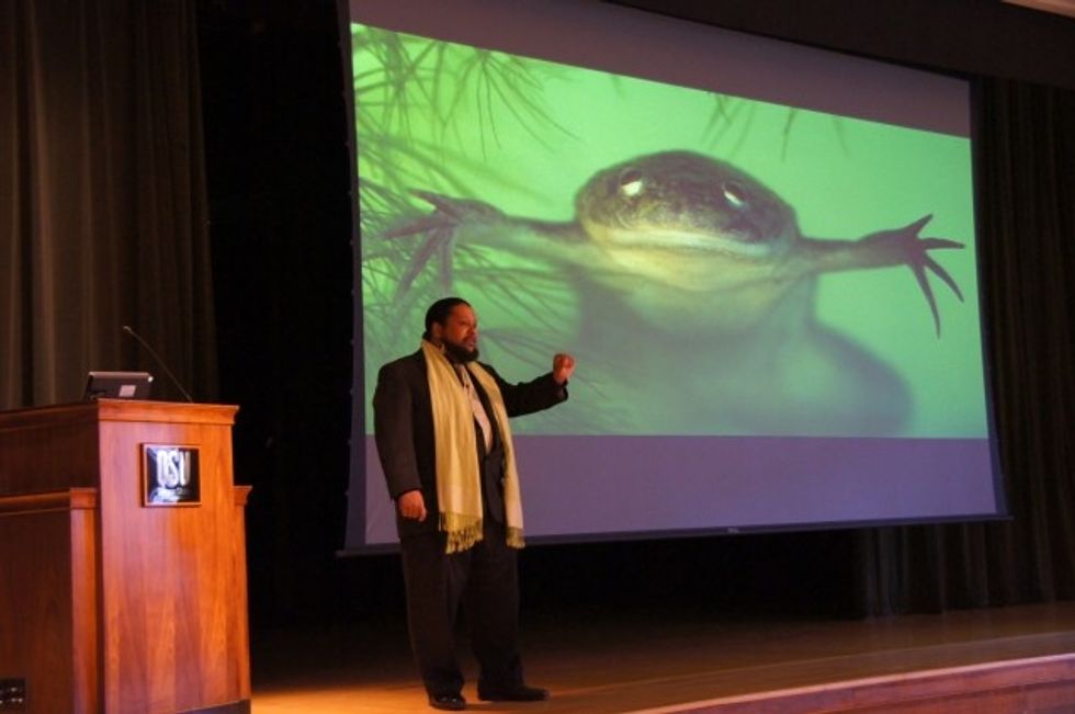Frogs feminized, but atrazine's effects on people uncertain.