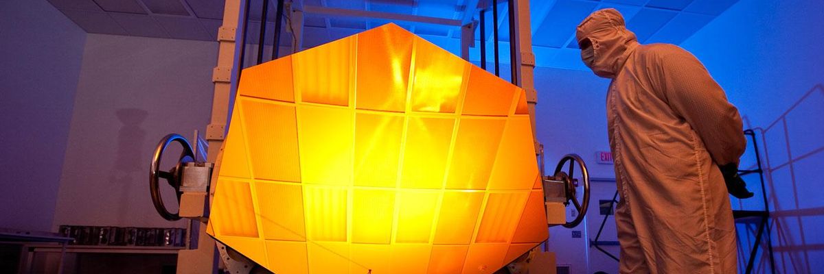 Geoengineering uses space mirrors to solve climate change