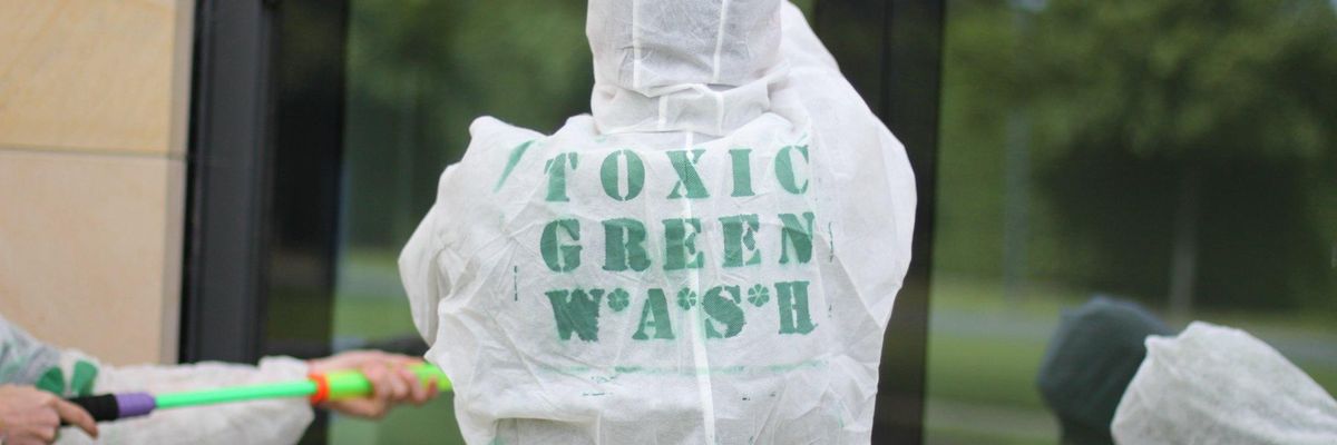 greenwashing climate change denial