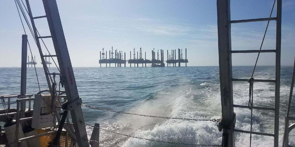 Gulf of Mexico oil and gas drilling