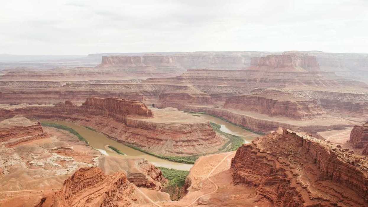 Haze over Canyonlands National Park