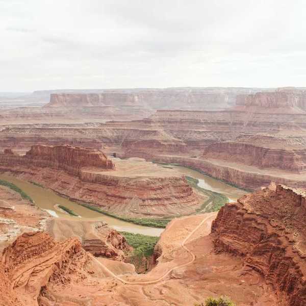 Haze over Canyonlands National Park