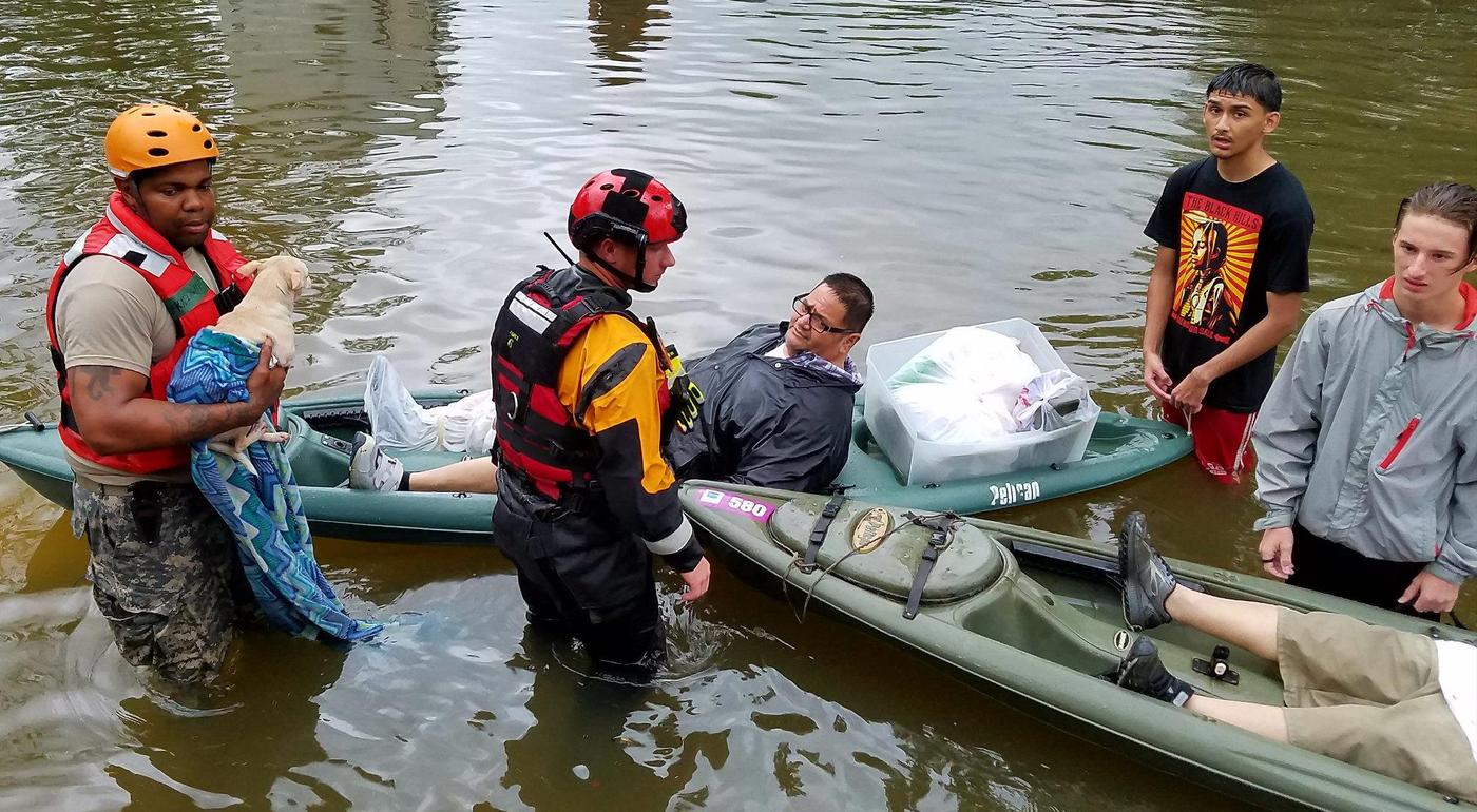Hurricane harvey rescue