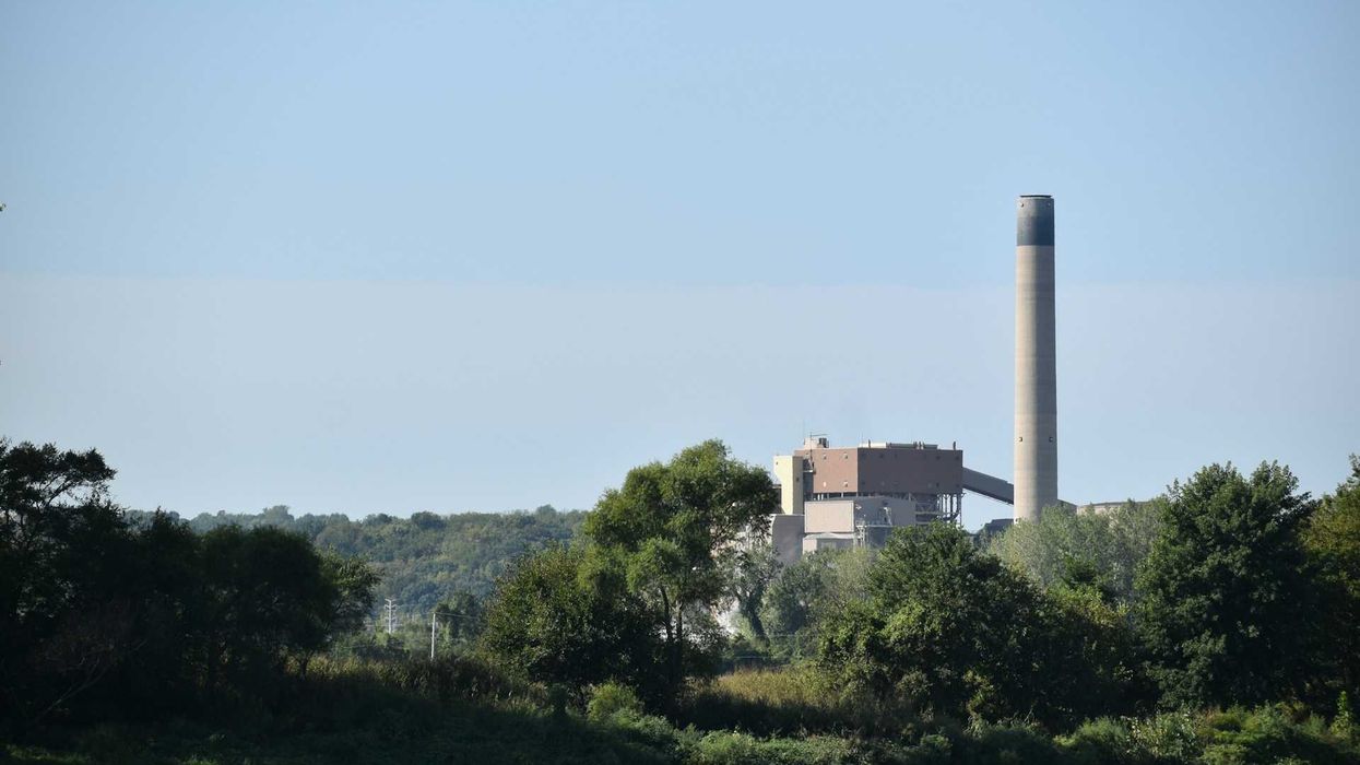 Idle coal-fired power station