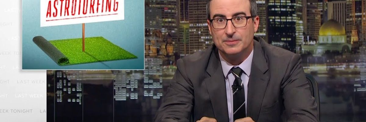 WATCH: John Oliver's take-down of "astroturfing"