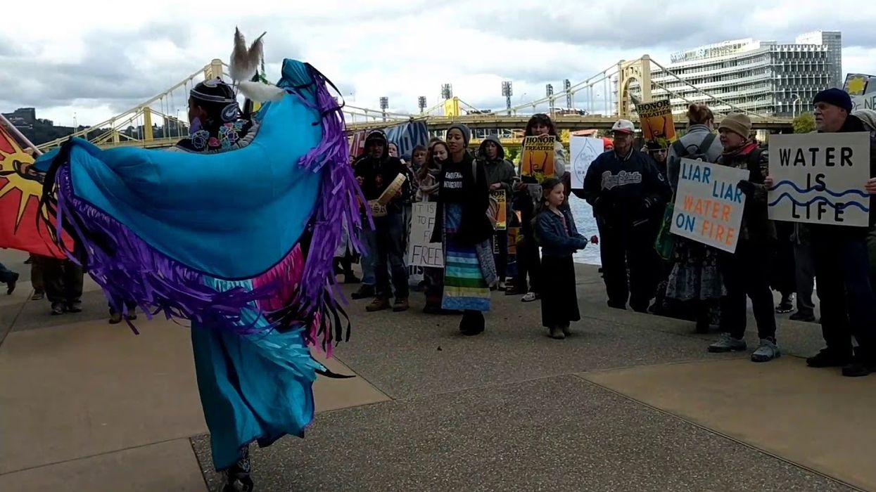 This is what indigenous resistance to fracking looks like in Pennsylvania