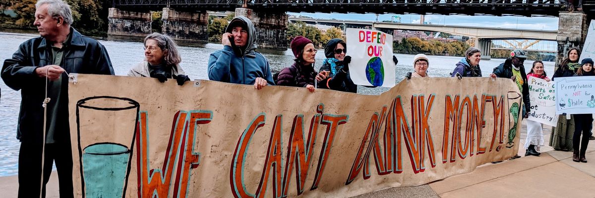 Fracking conference and opposing tribal rally highlight competing visions for Western Pennsylvania’s future