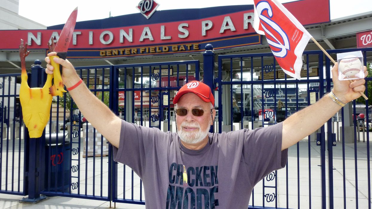 EPA by day, “Chicken Man” at the ballpark by night
