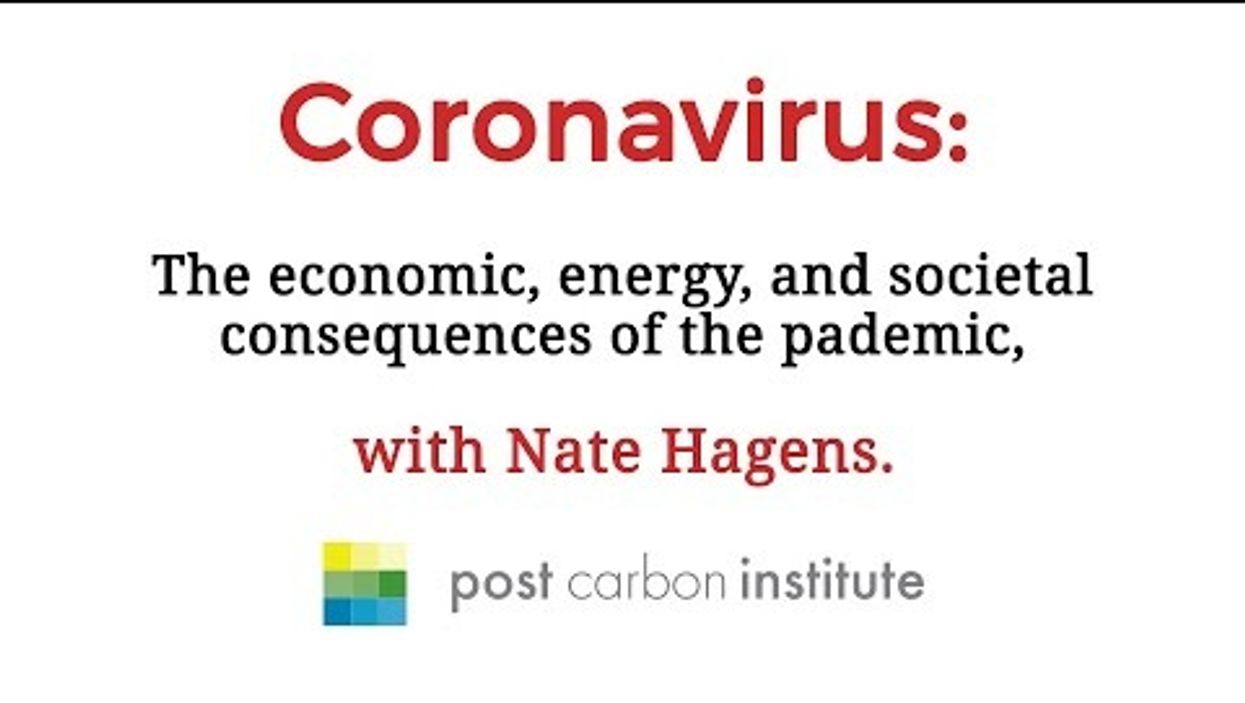 WATCH: Coronavirus impacts to energy use, the economy, and consumer behavior