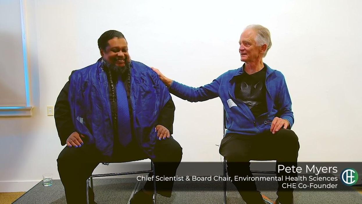 WATCH: Pete Myers and Tyrone Hayes reflect on tremendous progress in the environmental health field