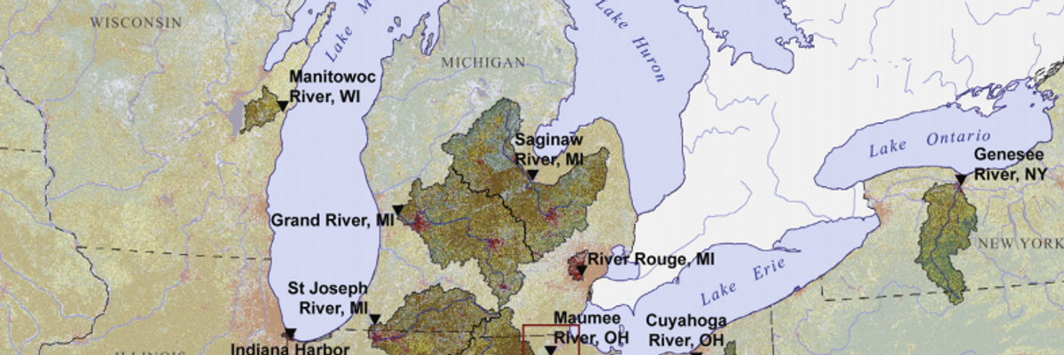 Controversial insecticides pervasive in Great Lakes tributaries